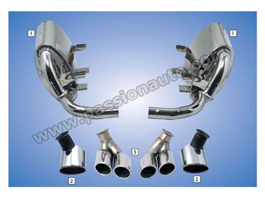 996 GT3 99-04 Silencieux inox Export # CARGRAPHIC #