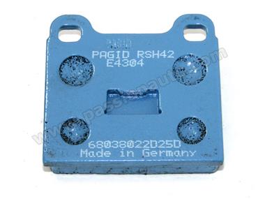 Plaquettes AVANT Pagid Bleue RSH42 # 911 2.0