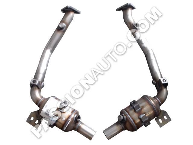 Lot De 2 Catalyseurs Universels 2,5 Pouces - Acier Inoxydable, Haut Débit, Référence 425250