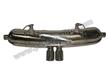 Boxster 986 2.7-3.2s 00-04 Silencieux inox sport 2 rondes # DANSK #