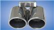 Boxster 986 2.7-3.2s 00-04 Silencieux inox 2x89mm roulées, bis., perforées # CARGRAPHIC #