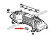Boxster 97-04 Plaque de serrage derriere le silencieux [PORSCHE ORIGINE]