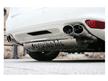 Cayenne 958 v6 ess+diesel - hybride  Sorties inox ovales 4x125x95mm # CARGRAPHIC #