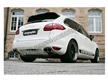 Cayenne 958 v6 ess+diesel - hybride  Sorties inox ovales 4x125x95mm # CARGRAPHIC #