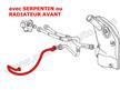 Conduite huile - metal sur moteur # 911 73 (2.4 sans radiateur avt)