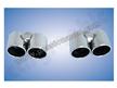 997 DFI 09-11 Sorties inox 4x89mm biseautées # CARGRAPHIC #