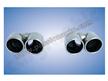 997 DFI 09-11 Sorties inox 4x89mm biseautées # CARGRAPHIC #
