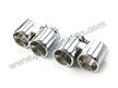 Sorties inox - 2 x 88 chromees # 997 carrera ph2 2009-2012 avec option PSE