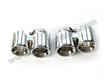 Sorties inox - 2 x 88 chromees # 997 carrera ph2 2009-2012 avec option PSE