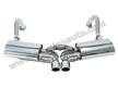 Cayman 981 14-15 Echappement sport inox + 2 sorties 89mm perforées # CARGRAPHIC