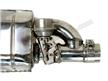 Cayman 06-08  Silencieux inox SCART à valve + interrupteur