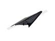 Habillage de porte - triangle Gauche rétroviseur laqué Noir # 997-987-Cayman 05-12