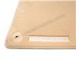 Tapis de sol - 4 pieces - Climatronic, sans CFC - # Beige louxor # Cayenne E2