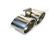 Sortie inox 2 x 95mm look origine # Boxster 986 2.5-2.7-3.2s