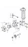 Pièce amortisseur AVANT - Vis M12 tete cylindrique / fixation sur support de roue # 993