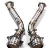 Cayenne 958 v8S, GTS 11- Catalyseurs primaires inox sport # CARGRAPHIC #