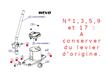 Kit levier de vitesse pour boite 915 # 911 73-86 WEVO
