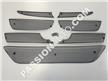 Grilles de protection noires - Kit complet calandre pare-chocs AV # 981 Porsche Cayman (avec capteurs de stationnement) 12-16