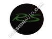 Centre noir sigle RS vert - Ecrou central