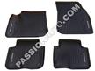 Tapis de sol - Caoutchouc - 4 pieces # Noir # Cayenne E3