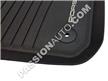 Tapis de sol - Caoutchouc - 4 pieces # Noir # Cayenne E3