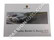 Manuel Utilisation en francais # Boxster 981 12-15 dont GTS