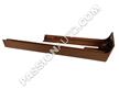 Cache rail siege droit - couleur cognac # Panamera 970 10-16