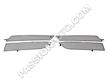 Grilles de protection noires - Kit latéral calandre pare-chocs AV # 992 Carrera (pare-chocs sport design) & GTS 18-