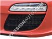 Grilles de protection noires - Kit latéral calandre pare-chocs AV # 997.2 C2 + C2S 09-12