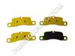 Plaquettes ARRIERE PAGID Jaune # Boxster 981 Spyder 16 - 982 GTS 4.0 16 - 991 c2-c4 15-