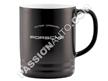 Tasse noire mat taille GRAND - [Porsche Origine]