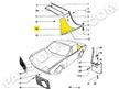 91455926510 - Revetement toit targa pour 914 - Coté GAUCHE