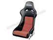 Baquet Recaro pole position simili noir/ daim rouge