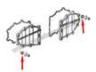 Caoutchouc - etancheite carter de distribution G/D # 964-993