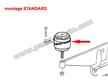 Silent-bloc de fixation moteur DROIT # 964 c2