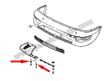 Rondelle d´écartement pour fixation spoiler inf # 964