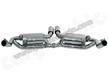 Cayman 06-08 Echappement sport inox A VALVES + 2 sorties 89mm perforees # CARGRAPHIC #