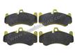 Plaquettes AVANT Pagid Jaune # 997 GT3 07-09
