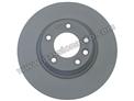 Disque de frein AVANT - Droit # Cayenne 03-06 (etrier rouge/gris) standard  