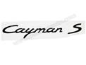 Sigle -Cayman S- NOIR BRILLANT # Cayman 3.4S 2006-2012  