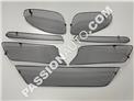 Grilles de protection noires - Kit complet calandre pare-chocs AV & prises air latérales # 718 Boxster/Cayman GTS 18-  