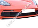 Grilles de protection noires - Kit complet calandre pare-chocs AV # 718 Boxster/Cayman GTS (ACC) 18-  