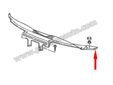 Cache bas de pare-brise # 996 2001-2005