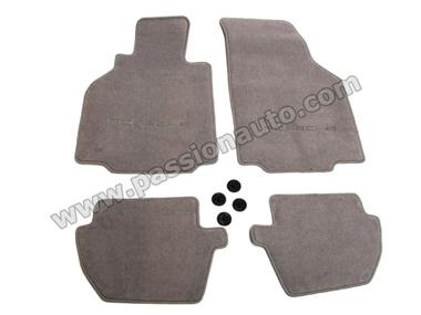 Tapis de sol - 4 pieces # Gris Graphite # 996