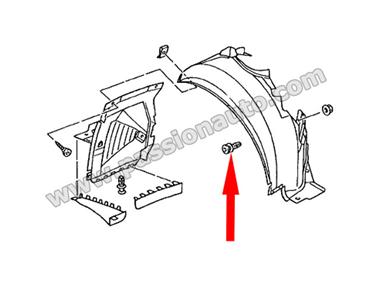 Rivet pour passage de roue # 996-986