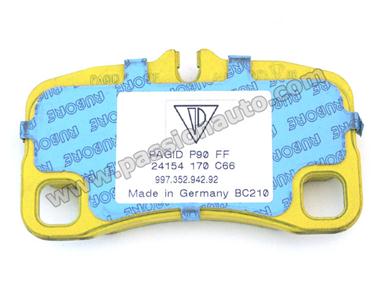 Plaquettes AR (ref.92) # 997 GT3 / circuit 07-11