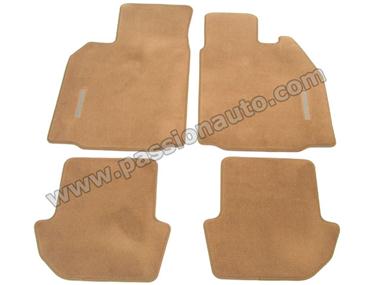 Tapis de sol Porsche # BEIGE SABLE # 997 Conduite à  Droite