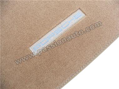 Tapis de sol Porsche # BEIGE SABLE # 997 Conduite à  Droite