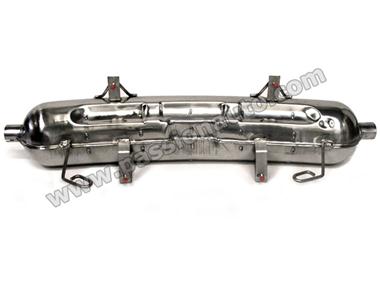 Boxster 986 2.7-3.2s 00-04 Silencieux inox sport 2 rondes # DANSK #