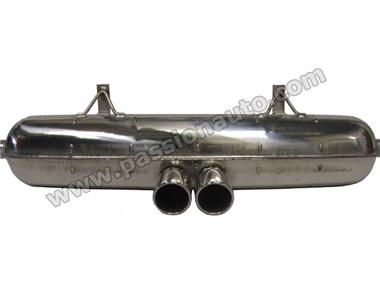 Boxster 986 2.7-3.2s 00-04 Silencieux inox sport 2 rondes # DANSK #